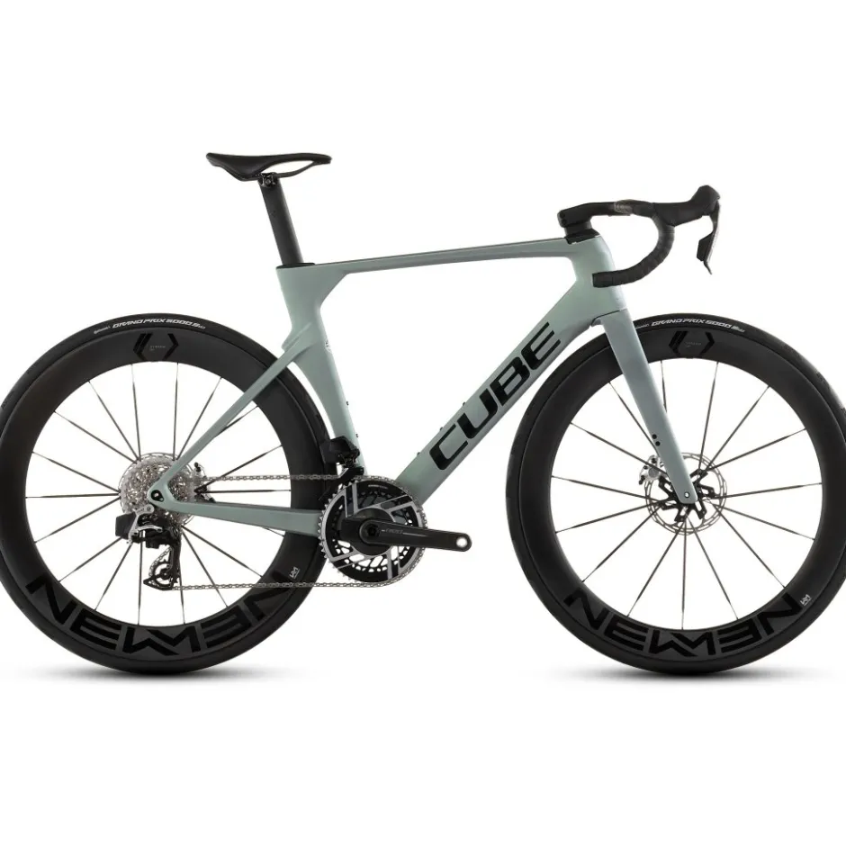 Aero Racefietsen < CUBE LITENING AERO C:68X SLX - Carbon Racefiets - 2026 - seagrey / black