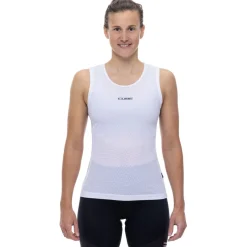 CUBE Mesh Hemd zonder Mouwen Dames - wit