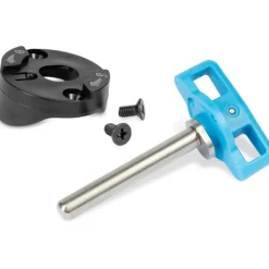 CUBE Metaal Spalk + Kunststof Plaat voor Kinderfietskar Double - Zwart