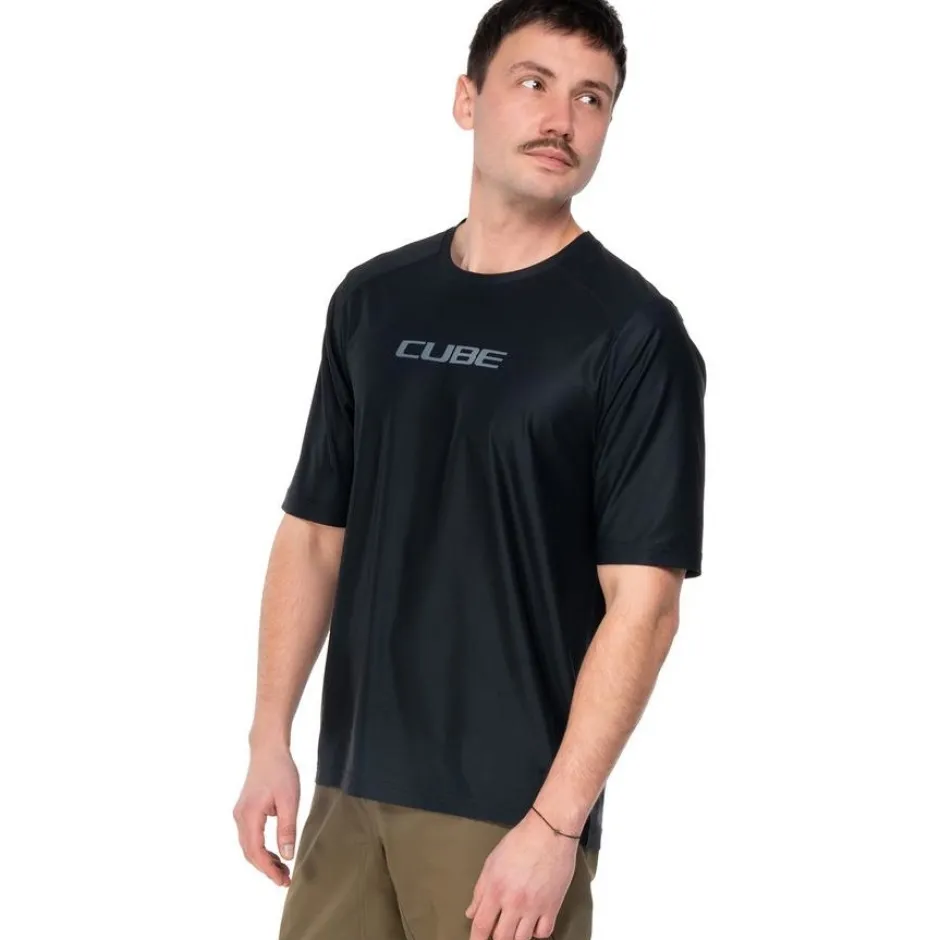 Mtb-Shirts < CUBE TB Functiona Heren hirt et korte ouwen - zwart