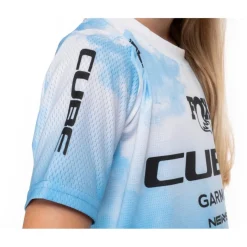 CUBE MTB ROOKIE X Actionteam Fietsshirt met Korte Mouwen Kinderen - topas blue