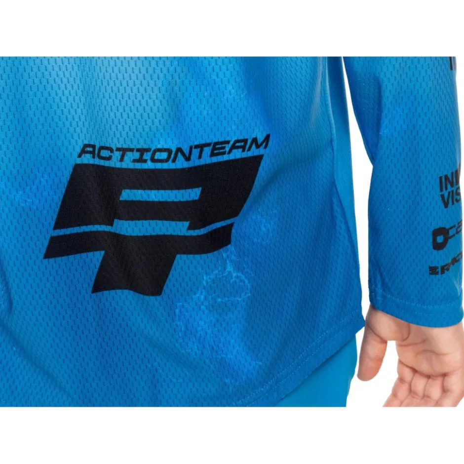Shirts Kinderen|Mtb-Shirts < CUBE TB ROOKIE X Actiontea Fietsshirt et ange ouwen Kinderen - topas bue