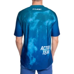 Mtb-Shirts < CUBE TB X Actiontea Fiethirt et Korte ouwen Heren - bue´n´green
