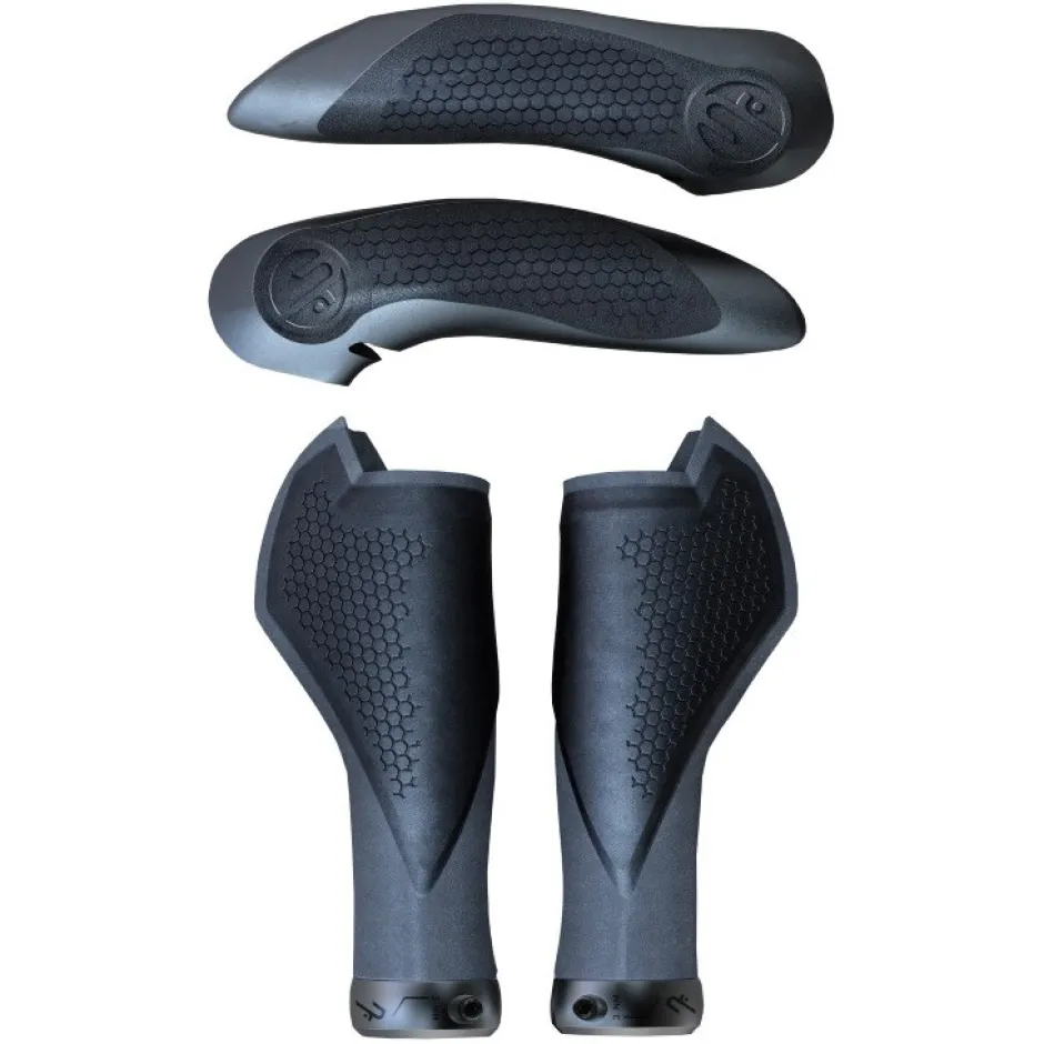 Bar Ends|Handvatten < CUBE Natura Fit Grip COMFORT Bar End arge - back´n´grey
