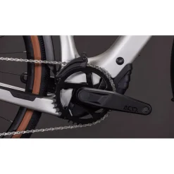 CUBE NULANE HYBRID C:62 Race 400X FE - Carbon Fitness E-Bike - 2026 - sleekgrey / prism