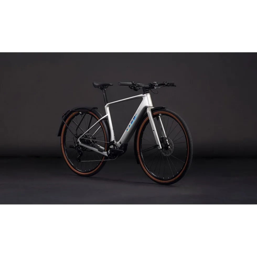 CUBE NULANE HYBRID C:62 Race 400X FE - Carbon Fitness E-Bike - 2026 - sleekgrey / prism