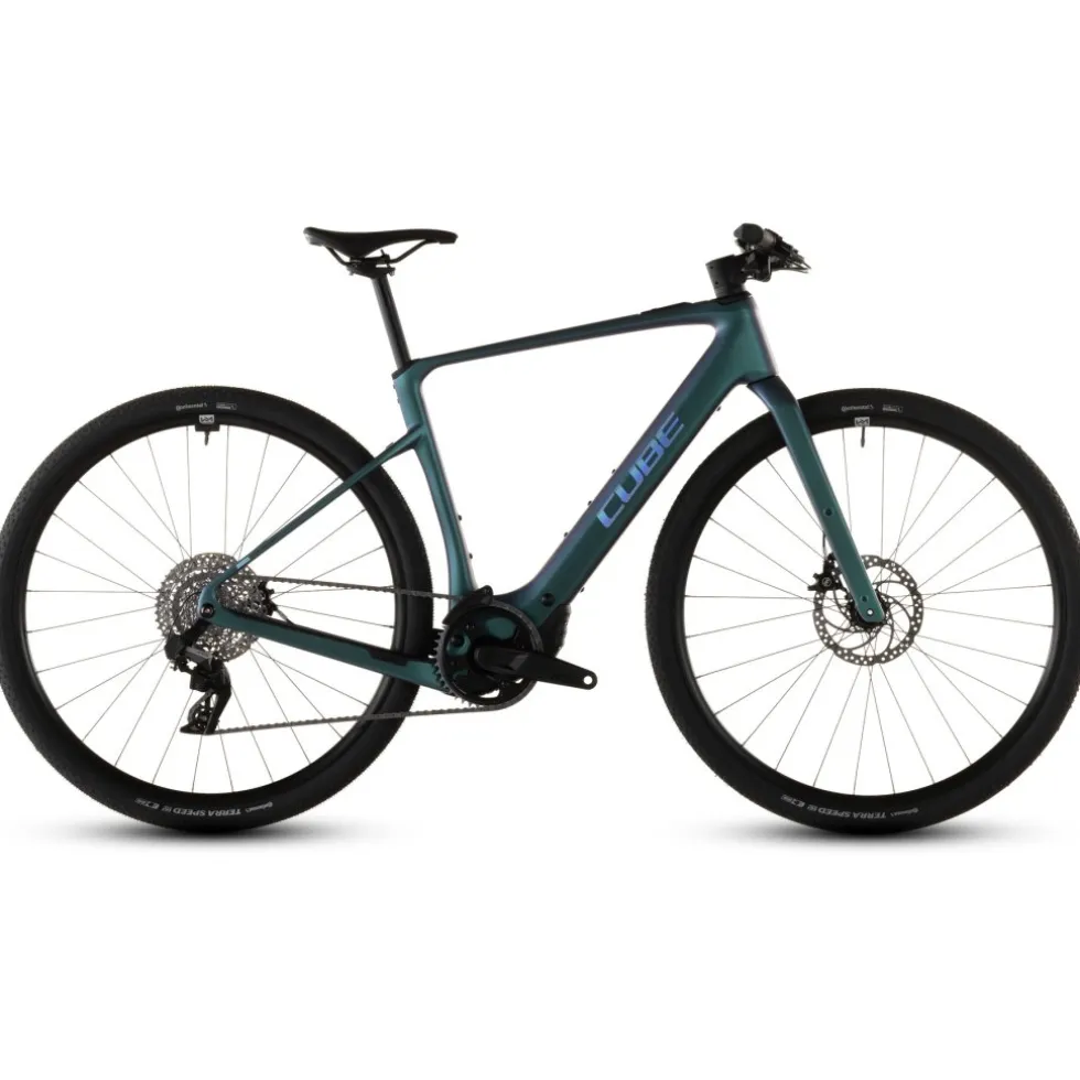 CUBE NULANE HYBRID C:62 SLX 400X - Carbon Fitness E-Bike - 2026 - polarlight / prism
