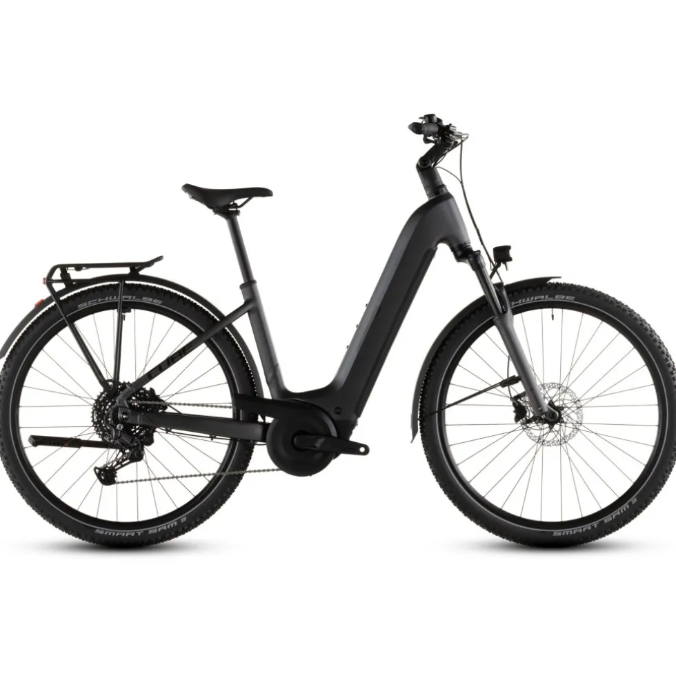 CUBE NURIDE HYBRID Performance 600 - Easy Entry - E-Bike - 2026 - slabgrey / black