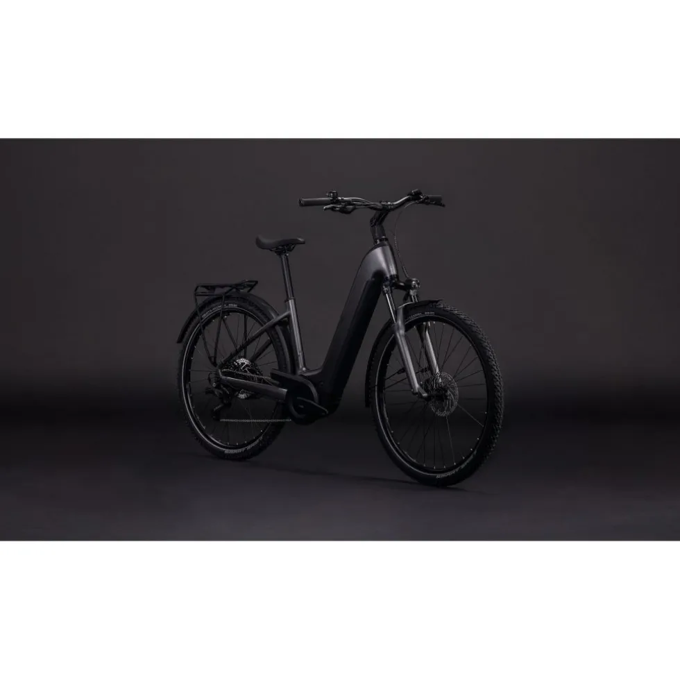CUBE NURIDE HYBRID Performance 600 - Easy Entry - E-Bike - 2026 - slabgrey / black