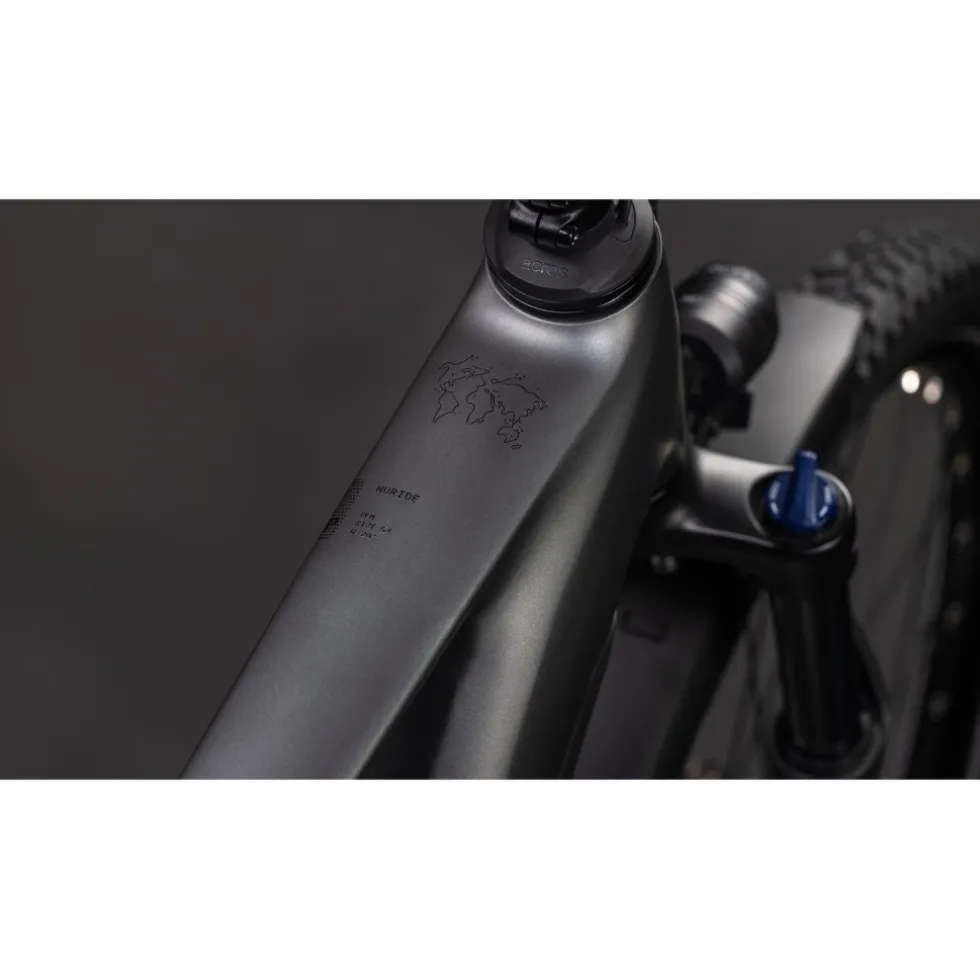 CUBE NURIDE HYBRID Performance 600 - E-Bike - 2026 - slabgrey / black