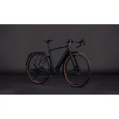 CUBE NUROAD HYBRID C:62 EXC 400X FE - Carbon Gravel E-Bike - 2026 - blackline