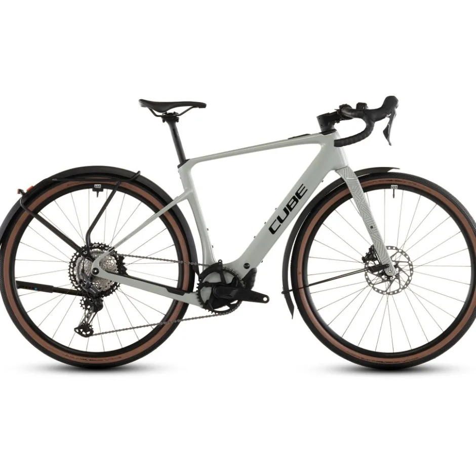 Elektrische Gravelbikes|Elektrische Fietsen < CUBE NUROAD HYBRID C:62 Race 400X FE - Carbon Grave E-Bike - 2026 - reedbeige / back