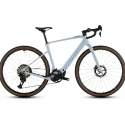 CUBE NUROAD HYBRID C:62 SLX 400X - Carbon Gravel E-Bike - 2026 - iceblue / prism