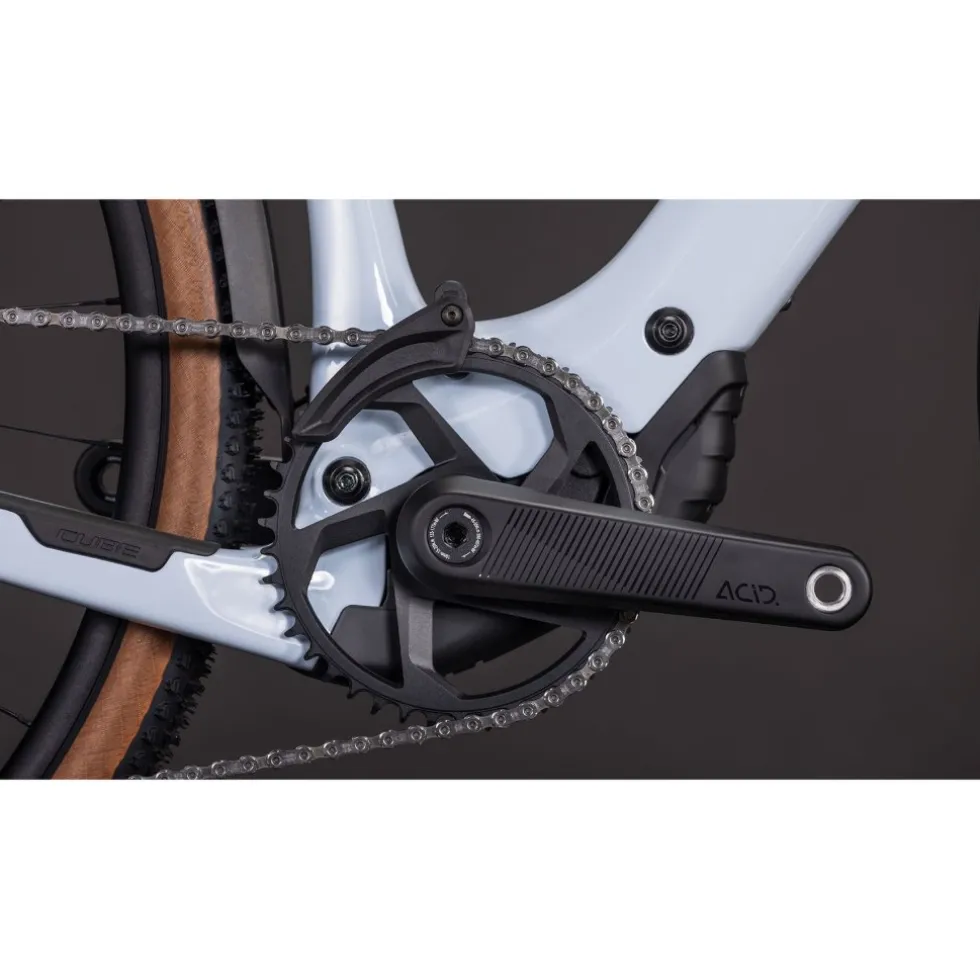 CUBE NUROAD HYBRID C:62 SLX 400X FE - Carbon Gravel E-Bike - 2026 - iceblue / prism