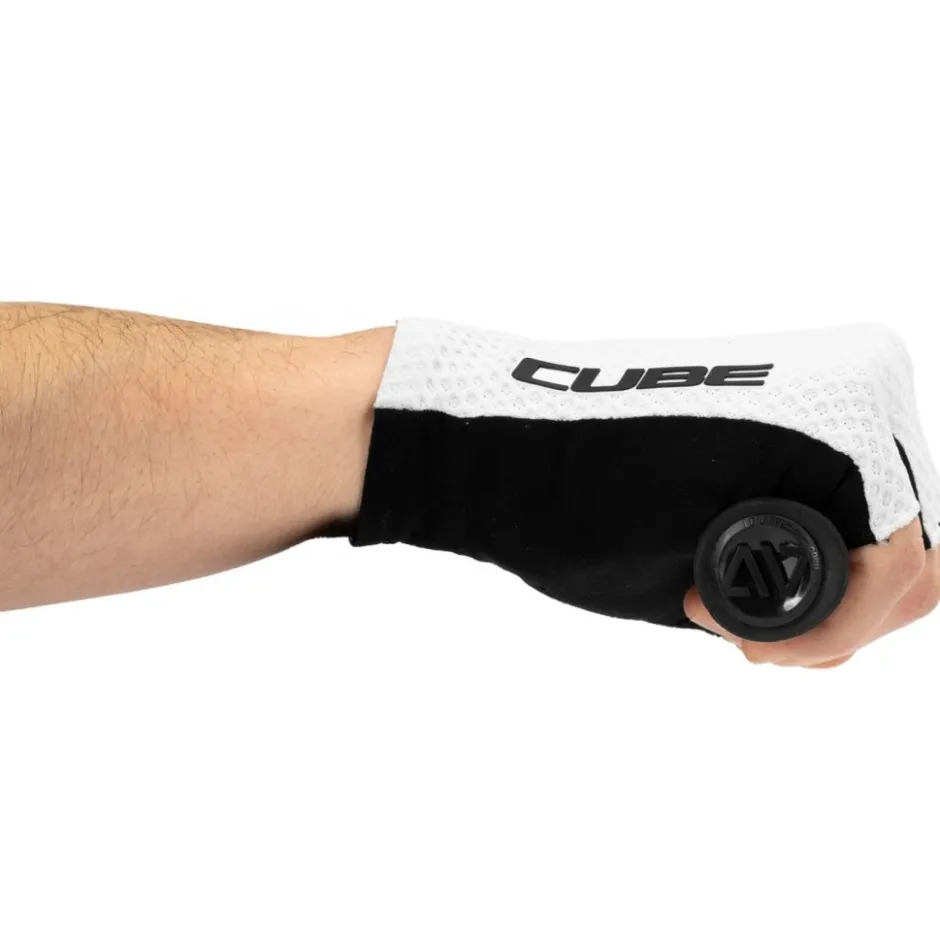 Wielerhandschoenen|Mtb-Handschoenen < CUBE RACE Handchoenen et Korte Vinger - wit