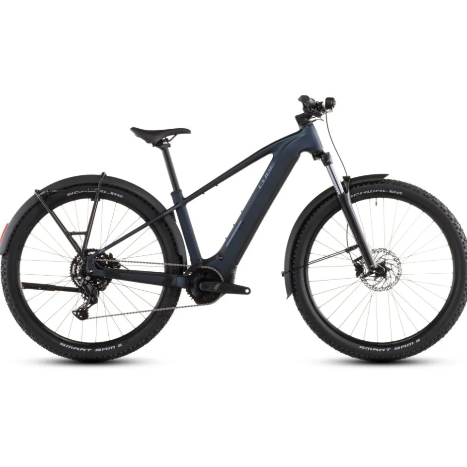 Elektrische Fietsen|E-Mtb Hardtail < CUBE REACTION HYBRID Perforance 600 FE - E-TB - 2026 - 29“ – indigobue / refex