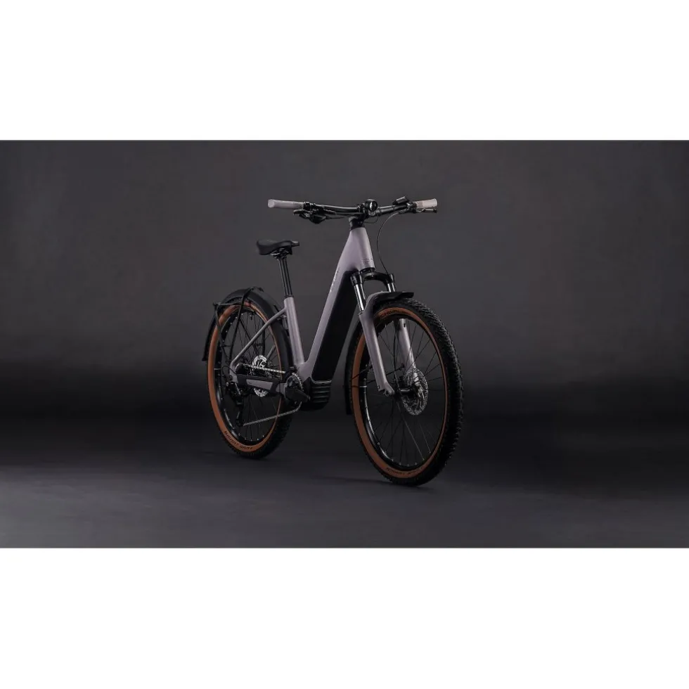 CUBE REACTION HYBRID Performance 600 FE - Easy Entry - E-MTB - 2026 - plumgrey / black