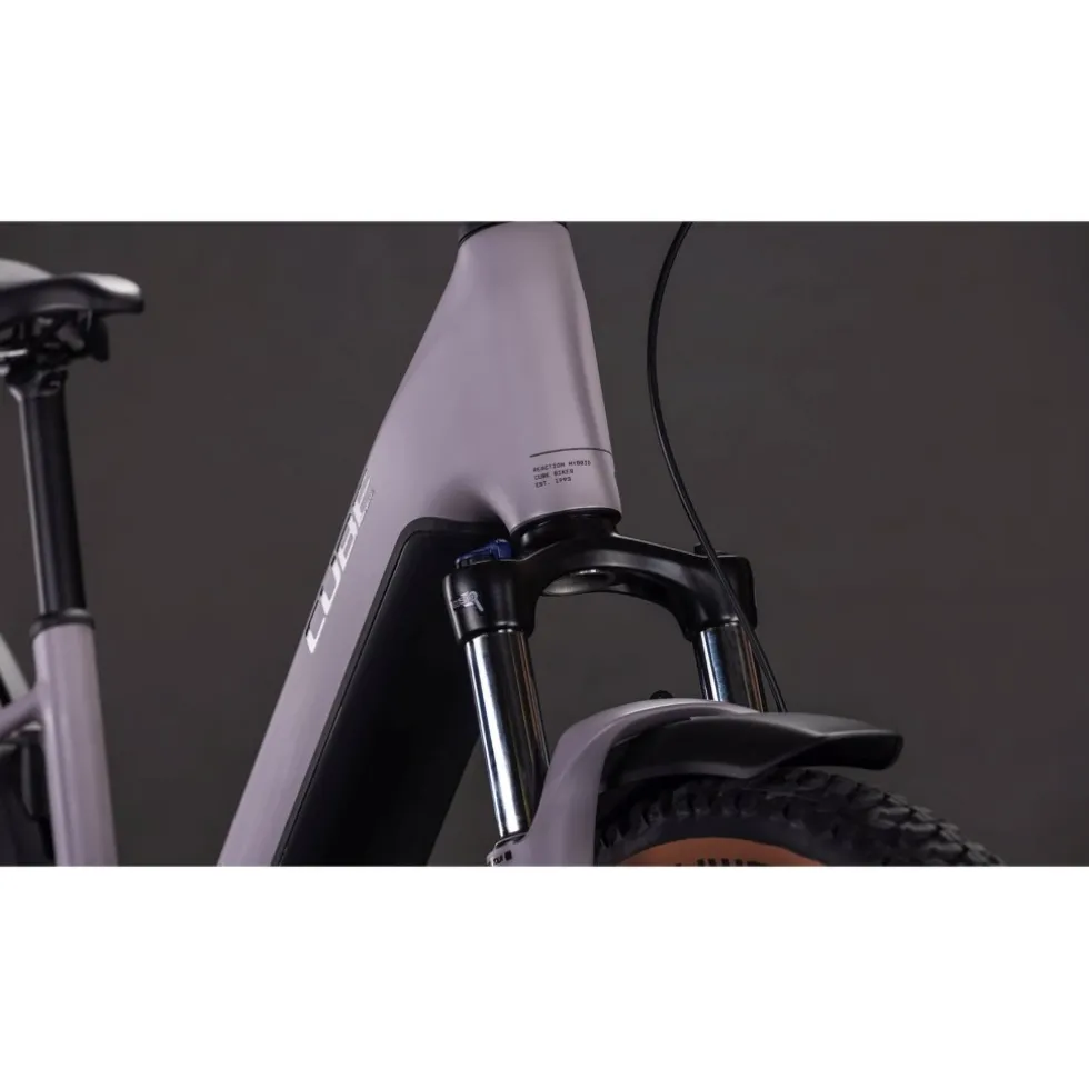 CUBE REACTION HYBRID Performance 600 FE - Easy Entry - E-MTB - 2026 - plumgrey / black