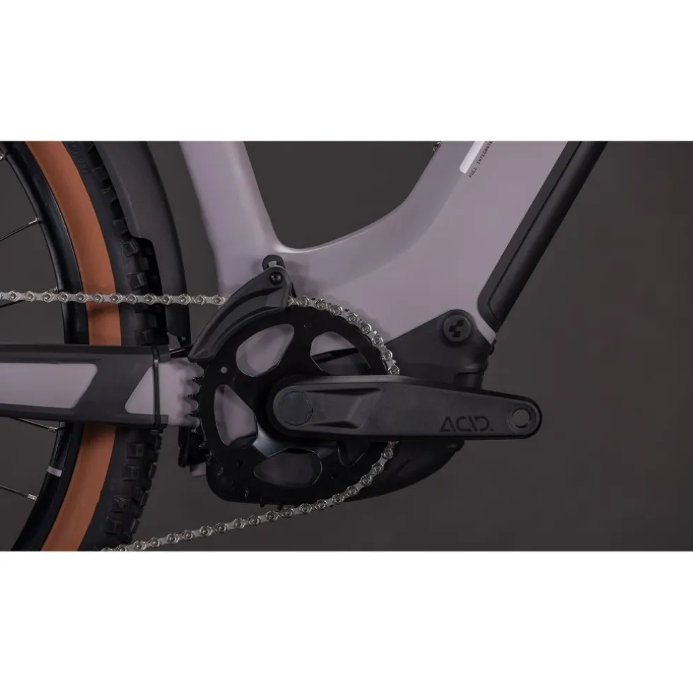 CUBE REACTION HYBRID Performance 600 FE - Easy Entry - E-MTB - 2026 - plumgrey / black