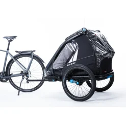 CUBE Regenhoes voor Fietskar voor Kinderen Double CMPT - transparant