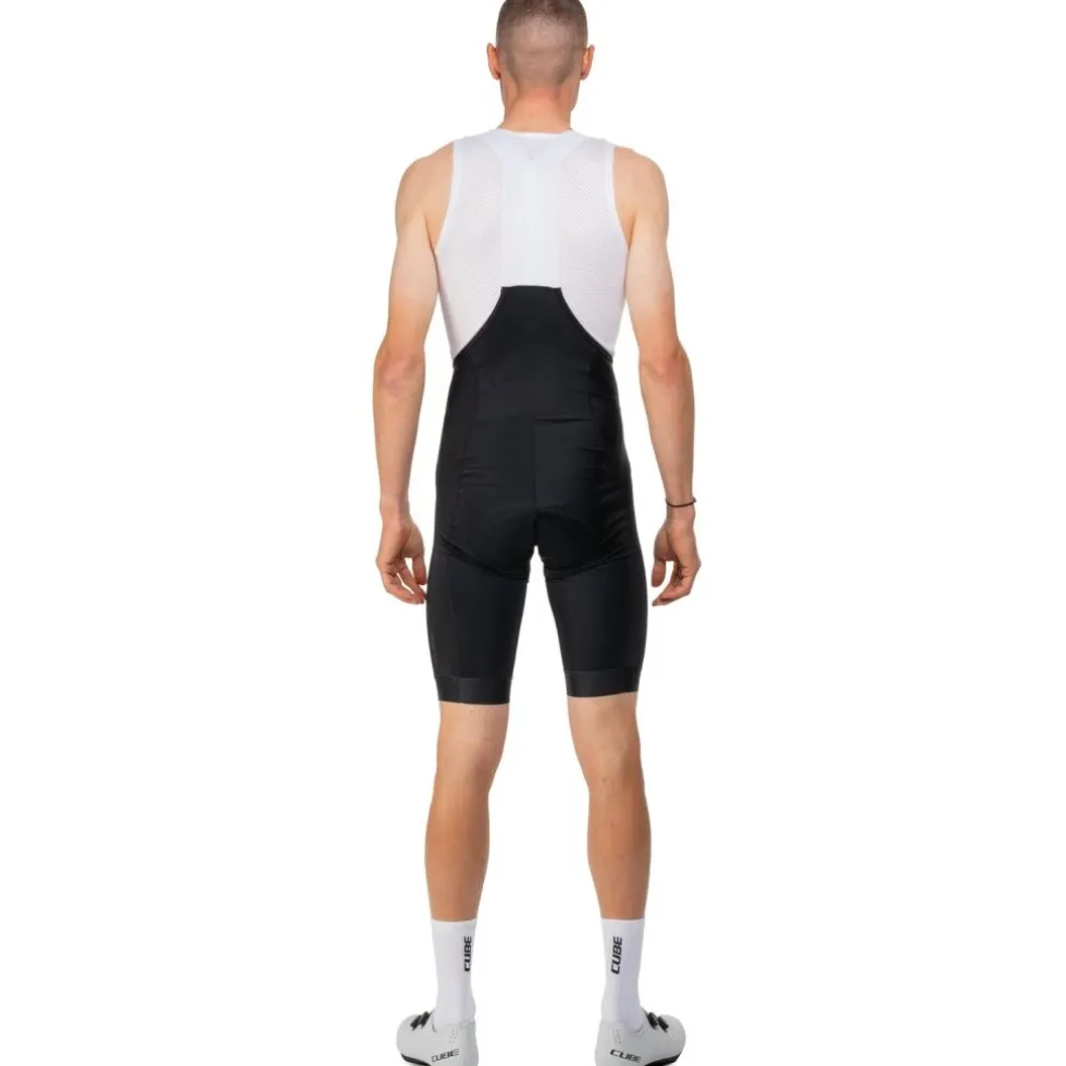 CUBE ROAD/XC TEAMLINE Fietsbroek met bretels heren - black
