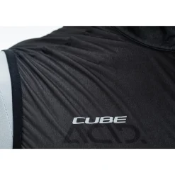 CUBE ROAD/XC Teamline Windvest Heren - zwart