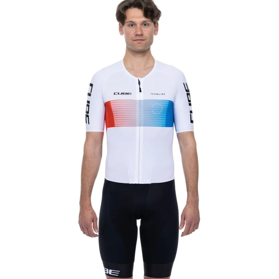 CUBE ROAD/XC Teamline XC Racebody Heren - black´n´blue´n´white