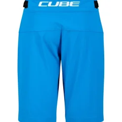 CUBE ROOKIE X Actionteam MTB Baggy Shorts Kinderen - topas blue