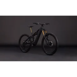 Elektrische Fietsen|E-Mtb Full Suspension < CUBE TEREO HYBRID ONE77 HPC AT 800 - Carbon E-Mountainbike - 2026 - – carbon / gold
