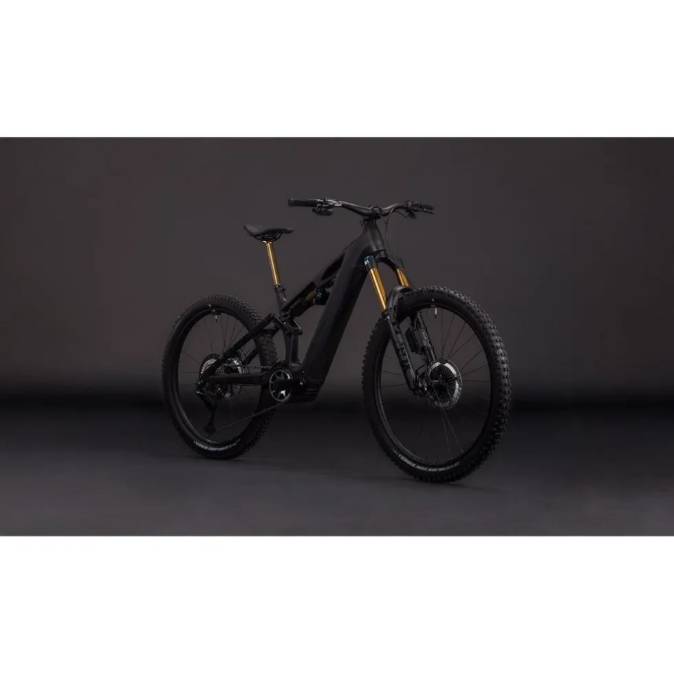 CUBE STEREO HYBRID ONE77 HPC AT 800 - Carbon E-Mountainbike - 2026 - M - XL – carbon / gold