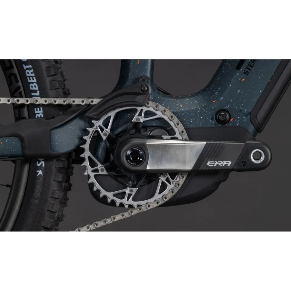 Elektrische Fietsen|E-Mtb Full Suspension < CUBE STEREO HYBRID ONE77 HPC ST 800 - Carbon E-ountainbike - 2026 - gaaxy / orange