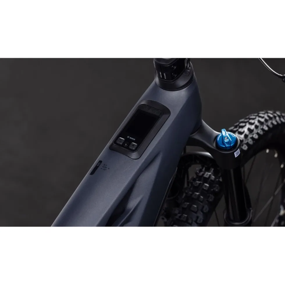 CUBE STEREO HYBRID ONE44 HPC SLX 800 - Carbon E-Mountainbike - 2026 - 27.5“ – slabgrey / orange