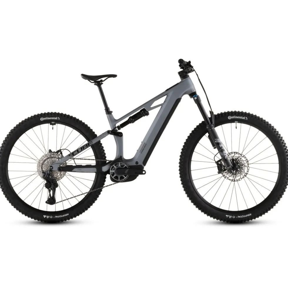CUBE STEREO HYBRID ONE44 HPC SLX EVO 800 - Carbon E-Mountainbike - 2026 - 27.5“ – slategrey / black