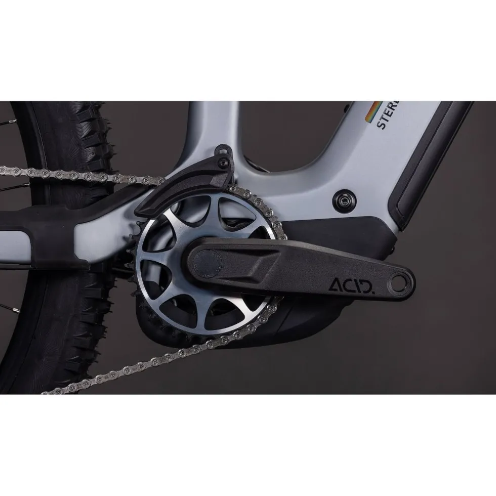 CUBE STEREO HYBRID ONE44 HPC SLX EVO 800 - Carbon E-Mountainbike - 2026 - 27.5“ – slategrey / black