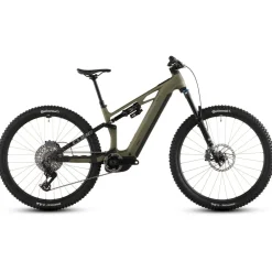 Elektrische Fietsen|E-Mtb Full Suspension < CUBE TEREO HYBRID ONE44 HPC TM 800 - Carbon E-Mountainbike - 2026 - 27.5“ – reedgreen / matrix