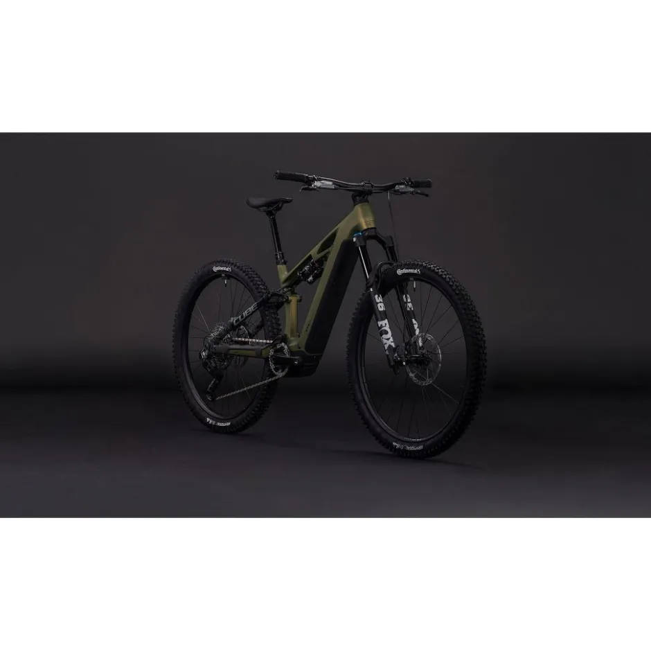 Elektrische Fietsen|E-Mtb Full Suspension < CUBE TEREO HYBRID ONE44 HPC TM 800 - Carbon E-Mountainbike - 2026 - 27.5“ – reedgreen / matrix