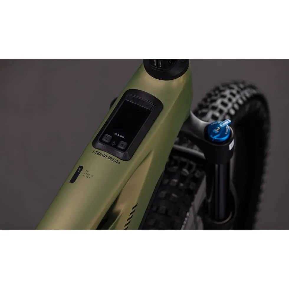 CUBE STEREO HYBRID ONE44 HPC TM 800 - Carbon E-Mountainbike - 2026 - 29“ – reedgreen / matrix