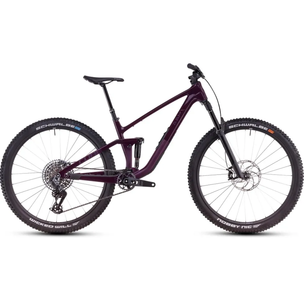 CUBE STEREO ONE44 C:68X SLX - 29" Carbon Mountainbike - 2026 - liquidviolet / black