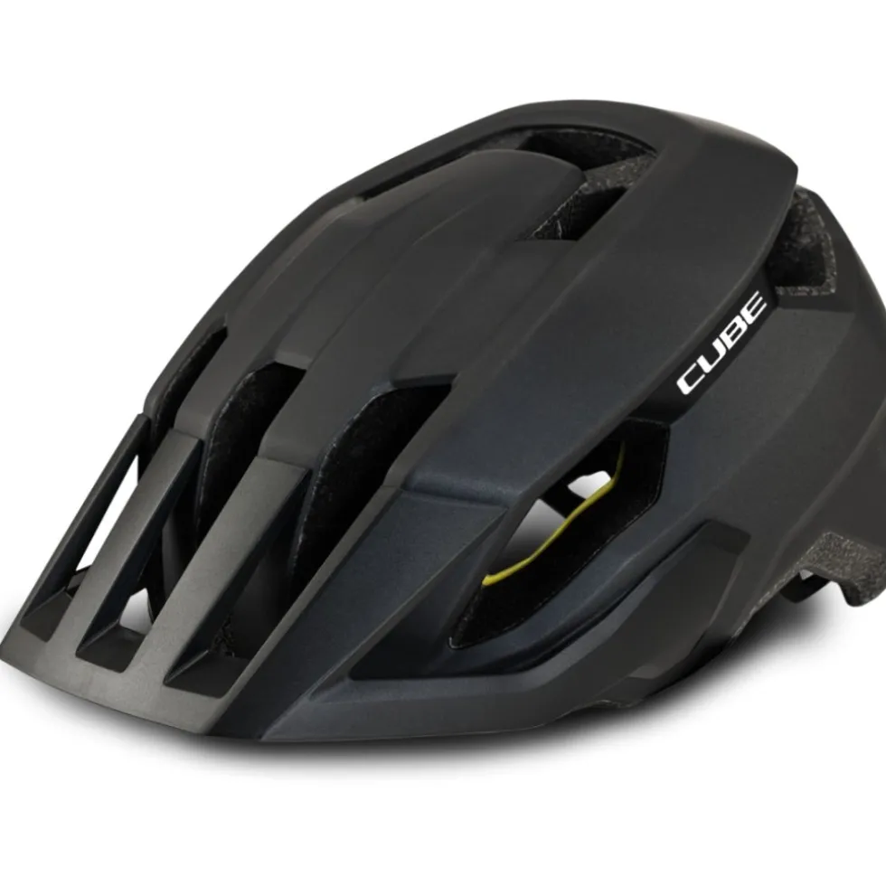 CUBE STRAY MTB-Helm - zwart