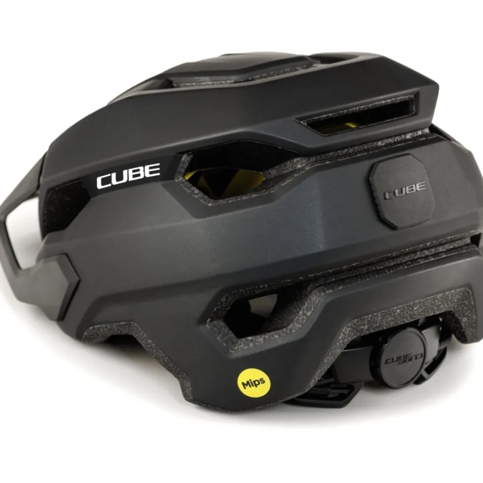 CUBE STRAY MTB-Helm - zwart