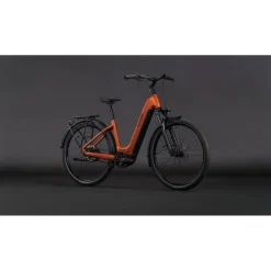 Elektrische Fietsen < CUBE TOURING HYBRID Comfort SLX 800 - Easy Entry - Trekking E-Bike - 2026 - chilli / chrome