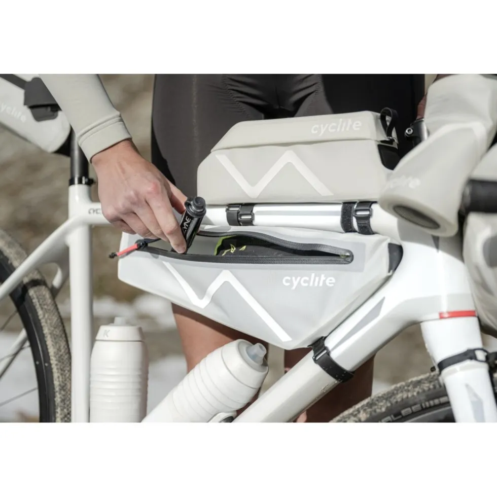Cyclite Frame Bag / 02 Frametas - 2,8L - Lichtgrijs