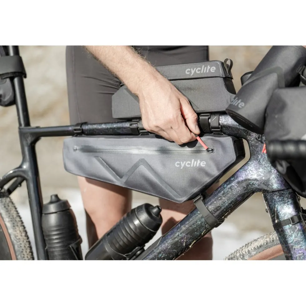 Cyclite Frame Bag / 02 Frametas - 2,8L - Lichtgrijs