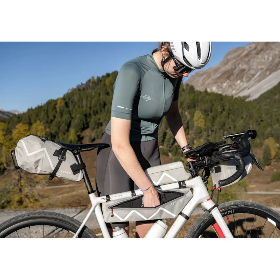 Cyclite Frame Bag XT / 02 Frametas - 3,2L - Lichtgrijs