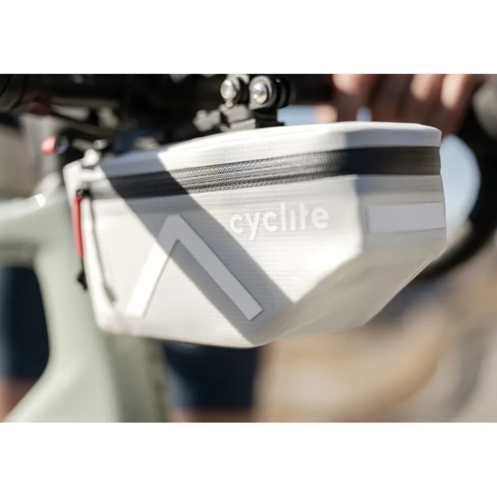 Cyclite Handle Bar Bag Nano / 01 Stuurtas - 1,3L - Lichtgrijs