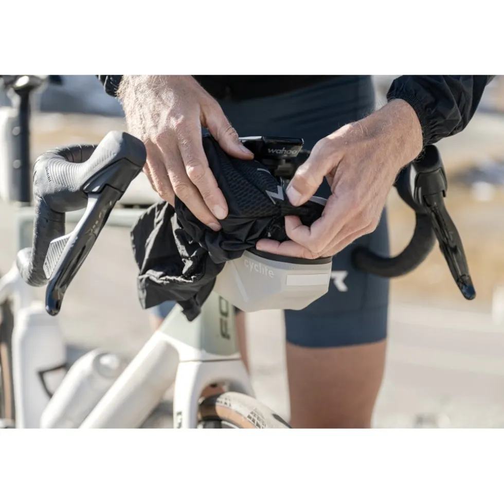 Cyclite Handle Bar Bag Nano / 01 Stuurtas - 1,3L - Lichtgrijs