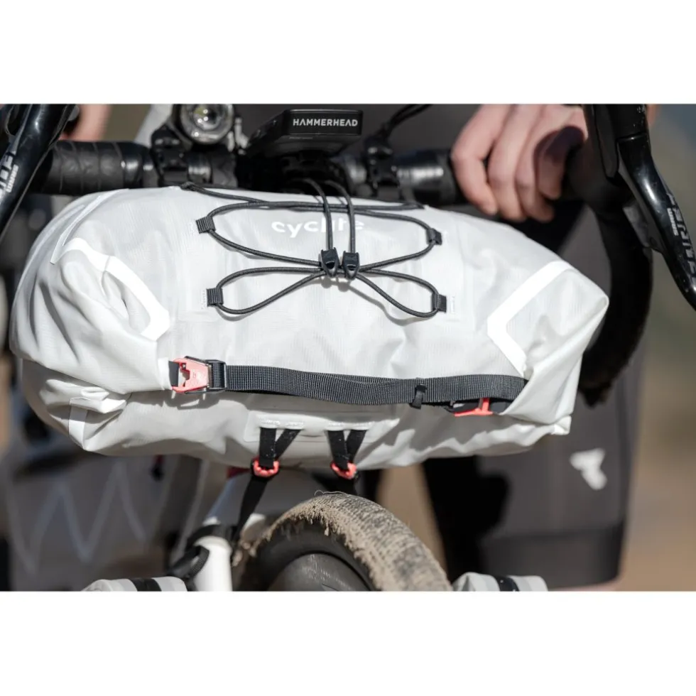Cyclite Handle Bar Roll Bag / 02 Stuurtas - 12,6L - Lichtgrijs