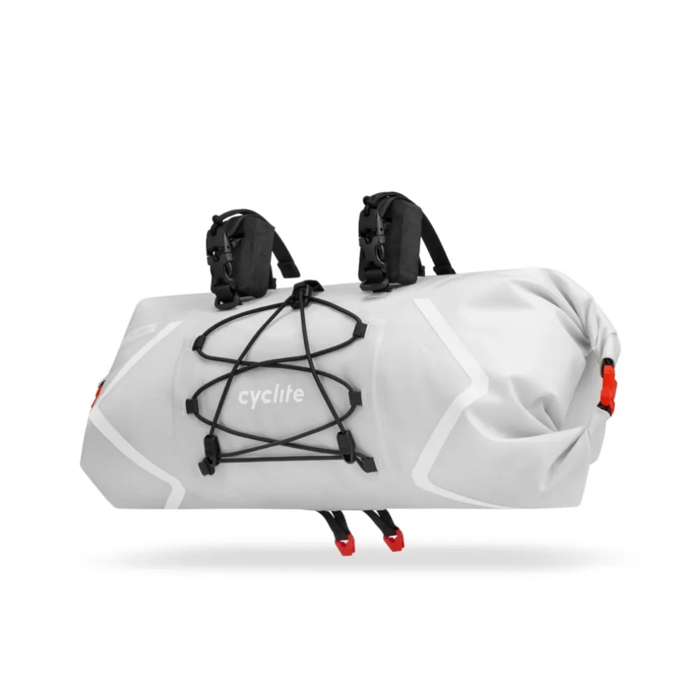 Cyclite Handle Bar Roll Bag / 02 Stuurtas - 12,6L - Lichtgrijs