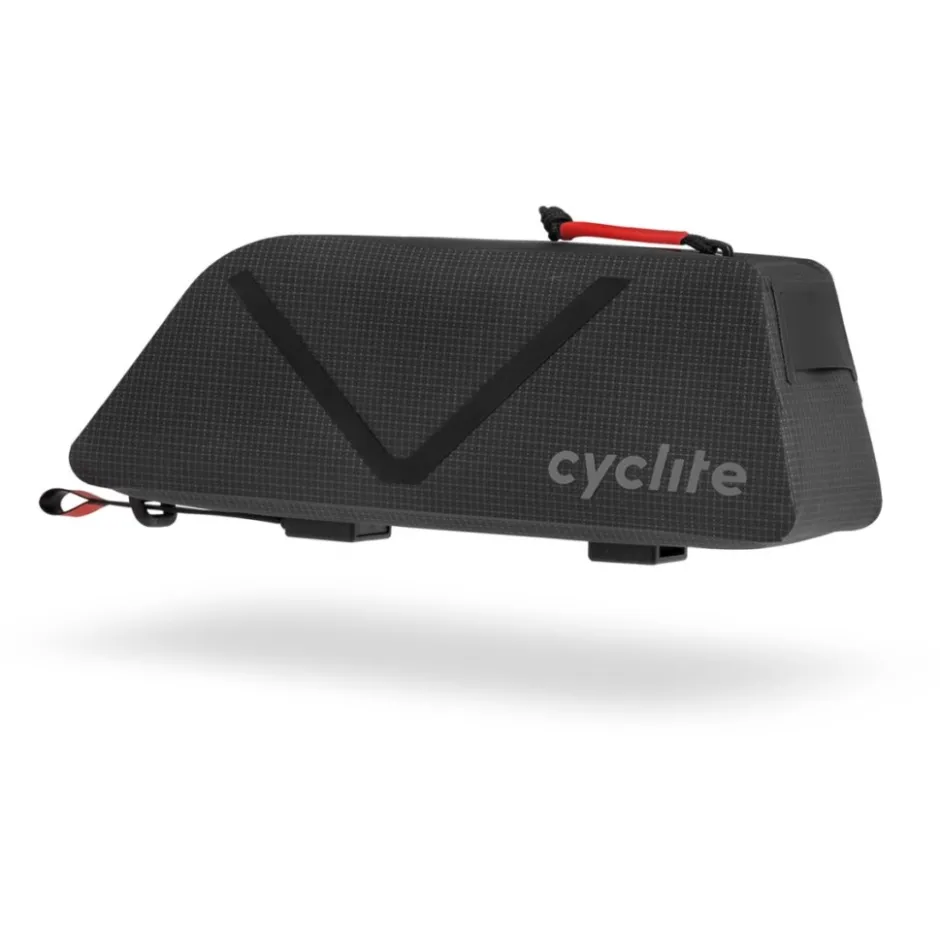 Frametassen|Top Tube Bag < Cyclite Top Tube Bag Nano / 01 Bovenbuis Tas - 0,6L - Zwart