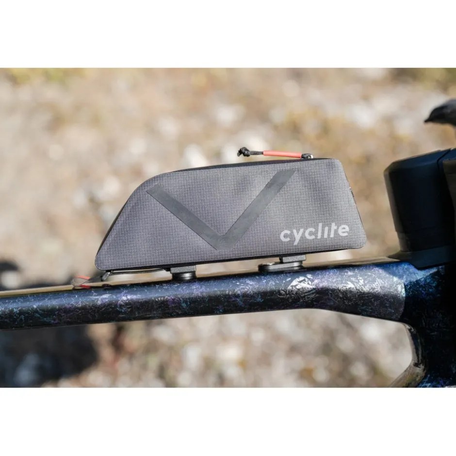 Frametassen|Top Tube Bag < Cyclite Top Tube Bag Nano / 01 Bovenbuis Tas - 0,6L - Zwart